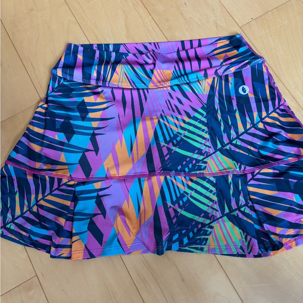 Dona Jo JoJo Colorful Patterned Women's Skirt, Medium
